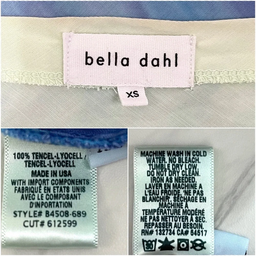 Bella Dahl- Bias Cowl Neck Cami in Sea Spray Size XS. - Picture 12 of 12